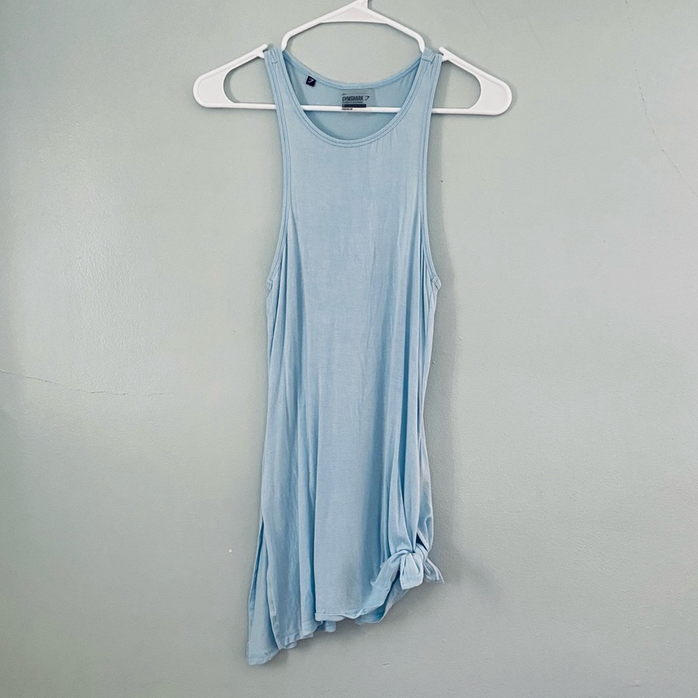 [GYMSHARK] Long Tank Top Side Tie Leightweight
